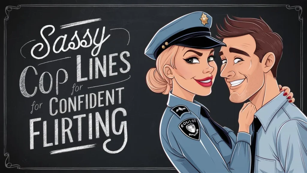 Sassy Cop Lines for Confident Flirting