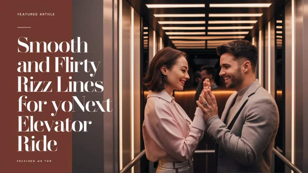 Smooth and Flirty Rizz Lines for Your Next Elevator Ride