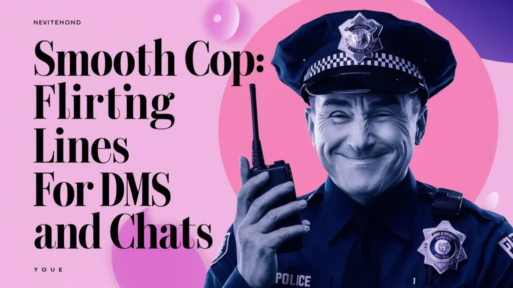 Smooth Cop Flirting Lines for DMs & Chats