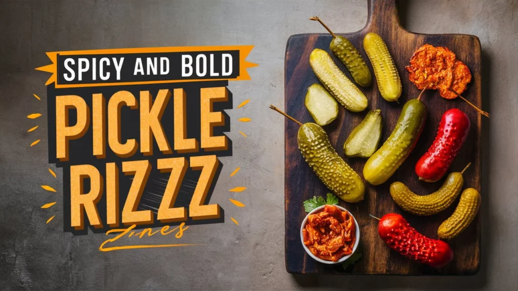 Spicy and Bold Pickle Rizz Lines