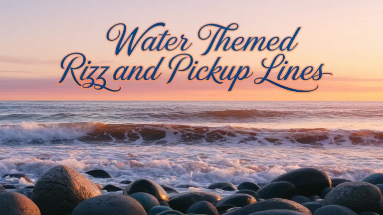 Water Themed Rizz & Pickup Lines